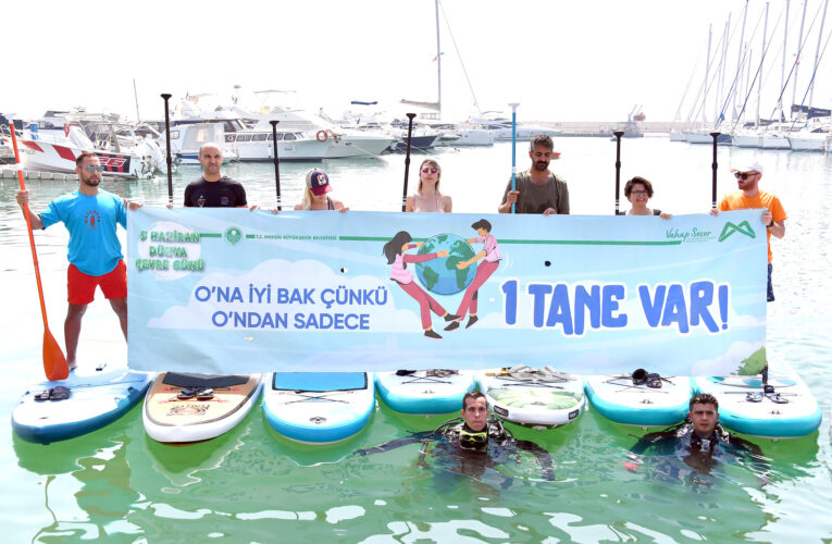 BÜYÜKŞEHİR’DEN ‘DENİZ YÜZEYİ VE DENİZ DİBİ TEMİZLEME’ ETKİNLİĞİ