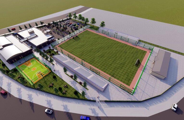 O ALANDA MODERN BİR GENÇLİK VE SPOR MERKEZİ İNŞA EDİLİYOR