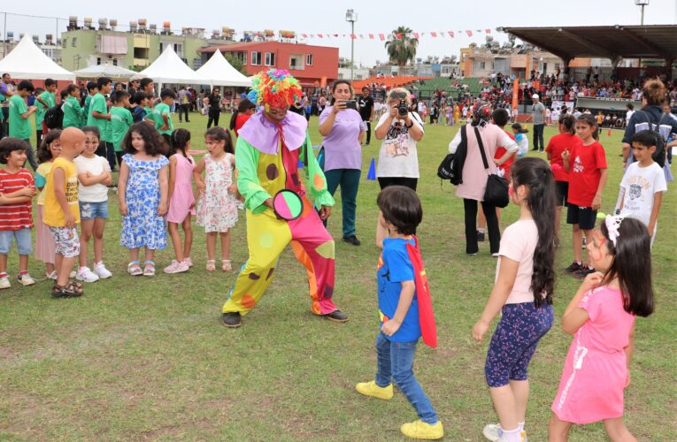 ÇOCUKLAR HEM YARIŞTI, HEM DOYASIYA EĞLENDİ
