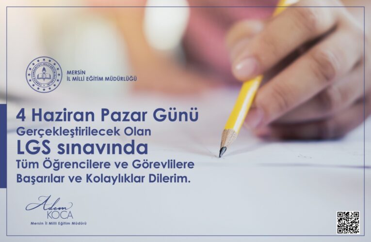 Pazar günü, tüm yurtta Lise Geçiş Sistemi (LGS) Sınavı gerçekleştirilecek