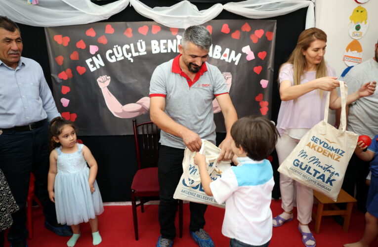 AKDENİZ BELEDİYESİNDEN “BABALARA ÖZEL” ETKİNLİK