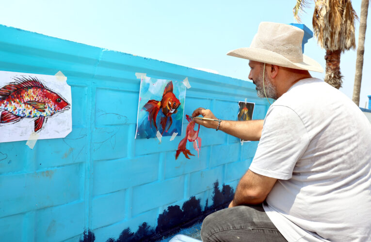 KARADUVAR SARDALYA PARKININ ETRAFI AKVARYUMA DÖNÜŞTÜ