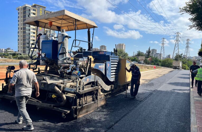 Yenişehir Belediyesi yol yapım çalışmalarını aralıksız sürdürüyor