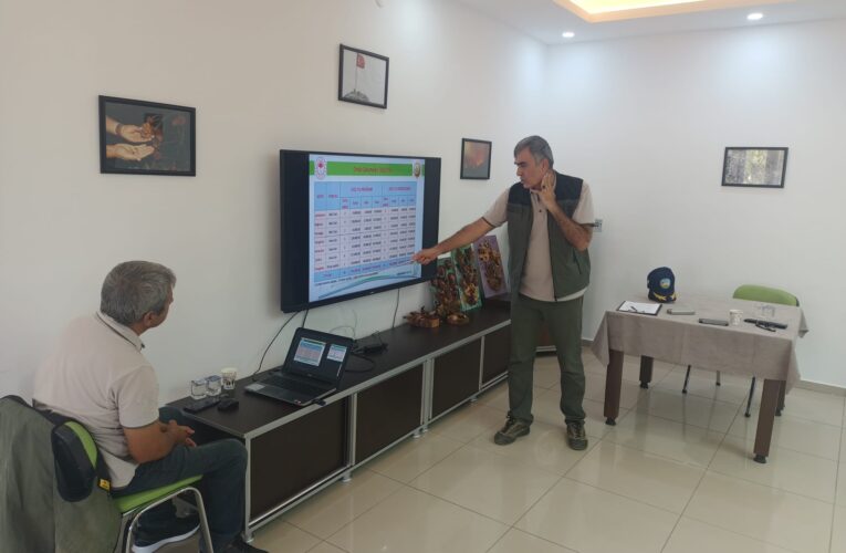 Anamur İşletme Müdürlüğünde Mahalle Muhtarlarına Brifing Verildi