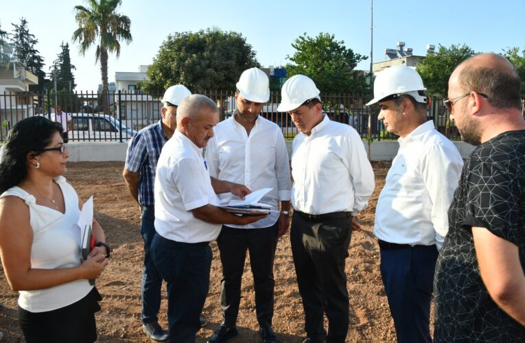 Başkan Abdullah Özyiğit, ikinci BETEM’in inşaatını inceledi