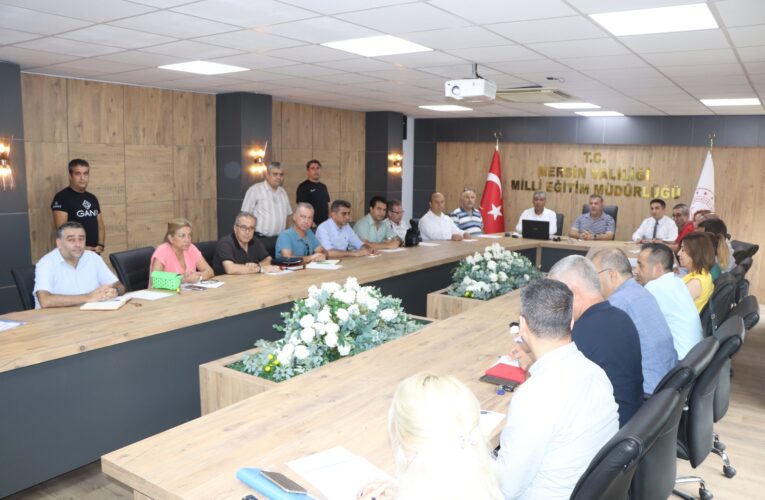 2023-2024 Eğitim Öğretim Yılı Örgün ve Yaygın Eğitim Kurumları Çalışma Takvimi toplantısı gerçekleştirildi