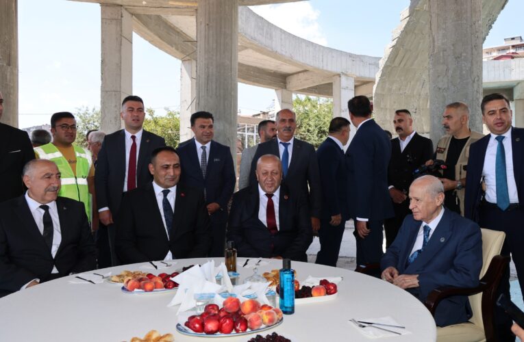 BAŞKAN YILMAZ, GENEL BAŞKAN DEVLET BAHÇELİ İLE BİR ARAYA GELDİ