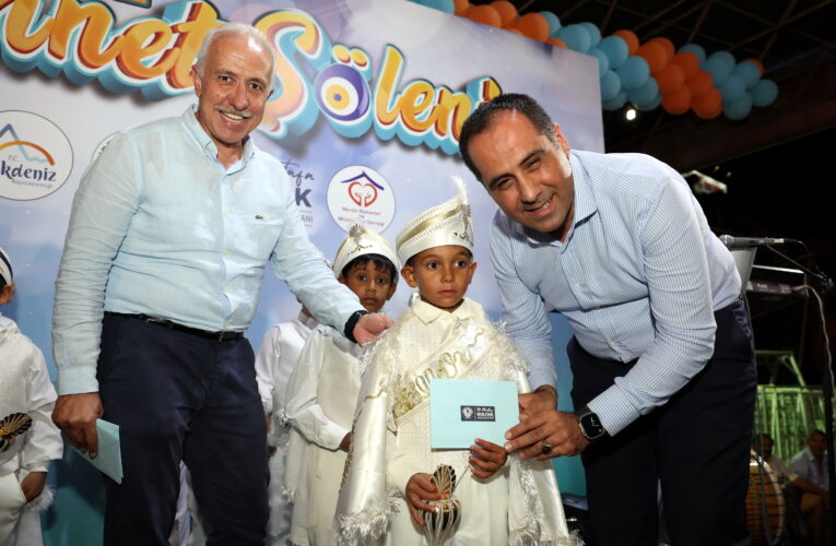 AKDENİZ’İN ROMAN ÇOCUKLARI SÜNNET ŞÖLENİNDE BULUŞTU