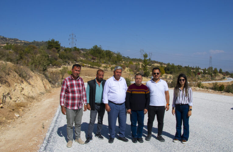 MERSİN BÜYÜKŞEHİR’DEN GÜLNAR’DA HUMMALI YOL ÇALIŞMASI