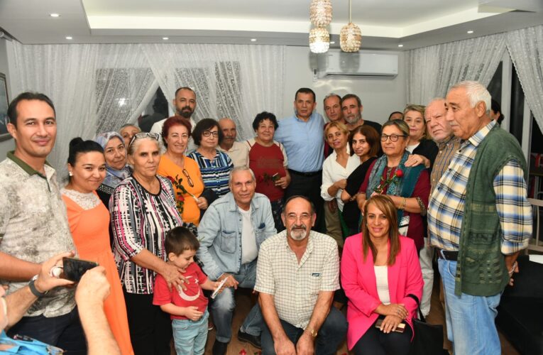 Başkan Abdullah Özyiğit, vatandaşların evine misafir oldu