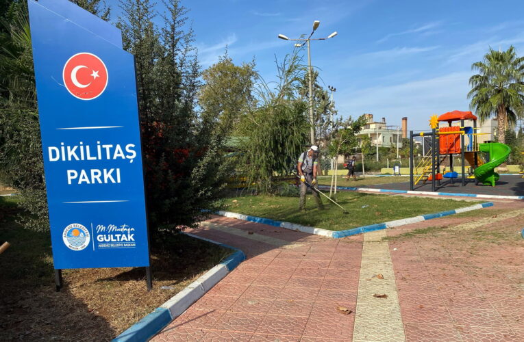 AKDENİZ’DE PARK, BAHÇE VE YEŞİL ALANLAR KORUMA ALTINDA