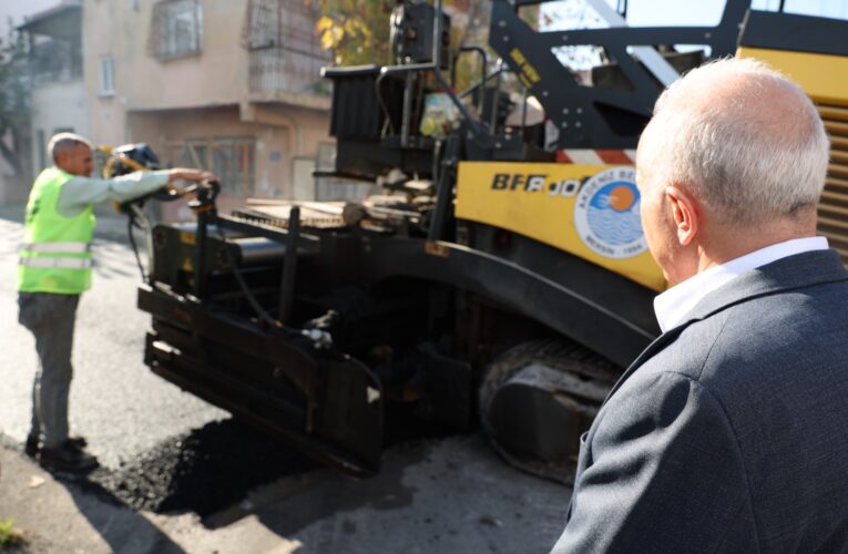 SAATTE 160 TON ÜRETİM KAPASİTELİ ASFALT PLENTİ TESİSİ DEVREYE GİRDİ