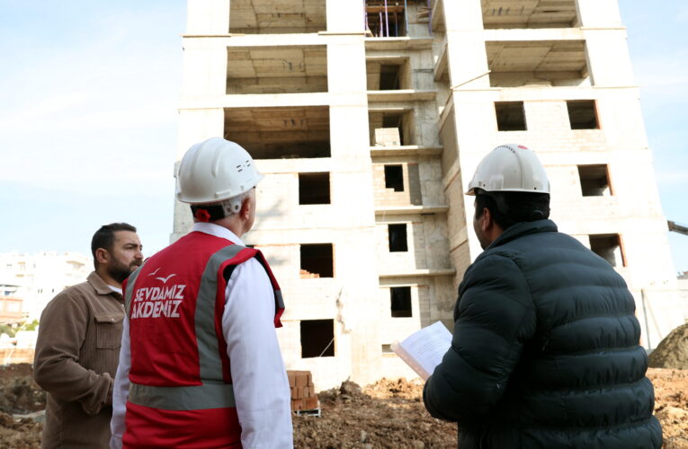 Barış Mahallesi kentsel dönüşüm projesinde çalışmaların yüzde 65’i tamamlandı