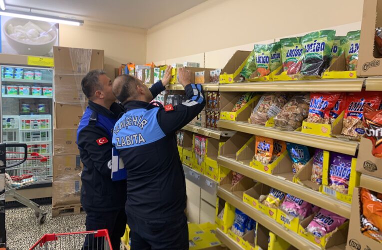 Yenişehir Belediyesi son kullanma tarihi geçmiş ürünler tespit etti