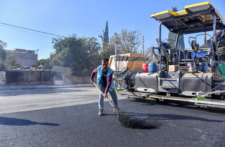 HUZURKENT MAHALLESİ BÜYÜKŞEHİR SAYESİNDE TOZDAN KURTULDU