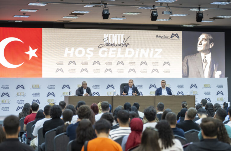 BAŞKAN SEÇER, ‘KENT KATILIMI BULUŞMALARI’ KAPSAMINDA GENÇLERLE BİR ARAYA GELDİ