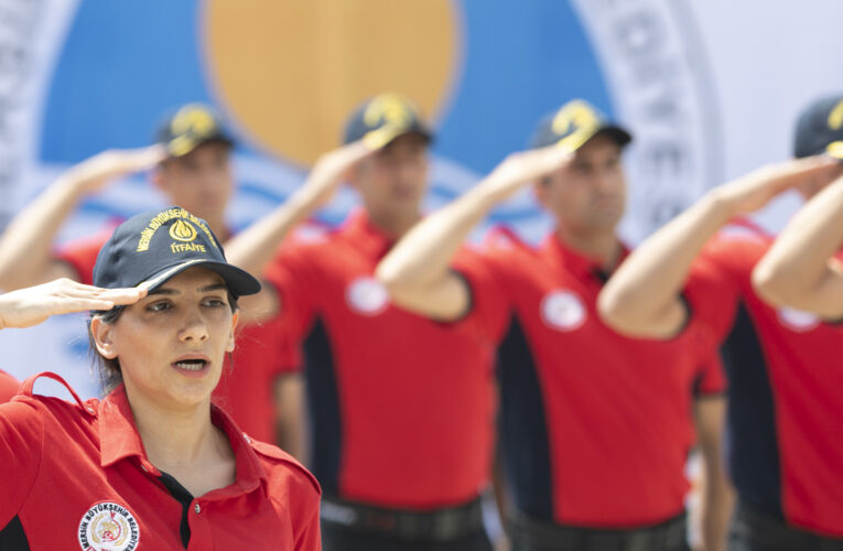 OCAK AYINDA BÜYÜKŞEHİR İTFAİYESİ’NDE İŞE ALINAN 50 İTFAİYE ERİ GÖREVE BAŞLADI