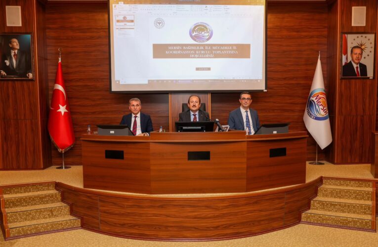 VALİ HAMZA PEHLİVAN BAŞKANLIĞINDA, BAĞIMLILIKLA MÜCADELE İL KOORDİNASYON KURULU TOPLANTISI GERÇEKLEŞTİRİLDİ