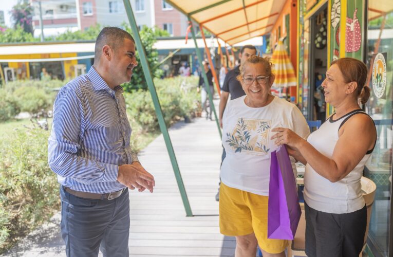 TUNCER, SANAT ÇARŞISI ESNAFLARI İLE BULUŞTU