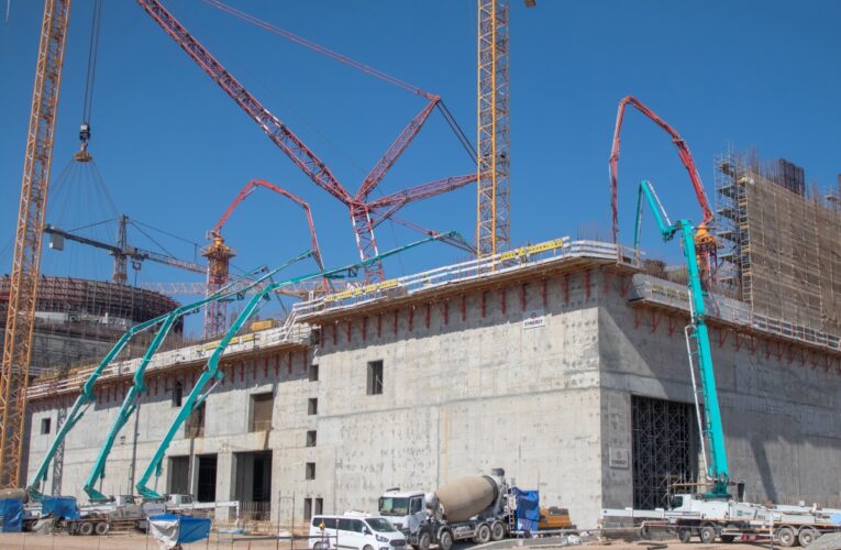 AKKUYU NGS’NİN 3’ÜNCÜ ÜNİTESİNDE TÜRBİN TESİSİ TEMELİNE BETON DÖKME İŞLEMİ TAMAMLADI