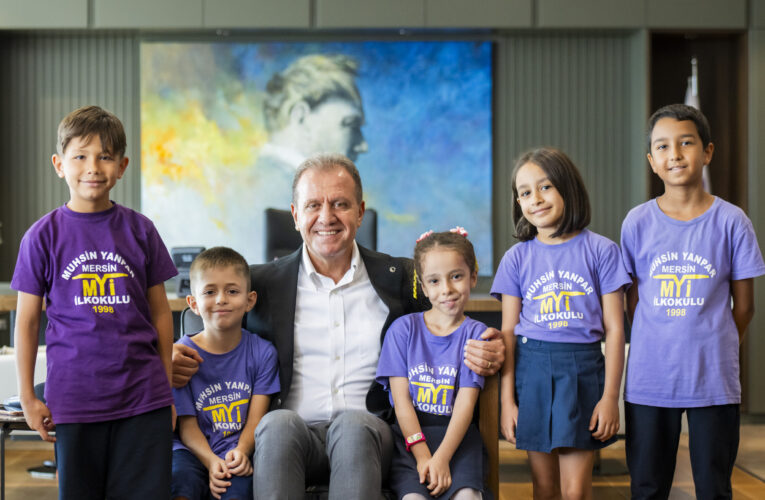 İLKÖĞRETİM HAFTASI’NDA MUHSİN YANPAR İLKOKULU ÖĞRENCİLERİNDEN BAŞKAN SEÇER’E ZİYARET