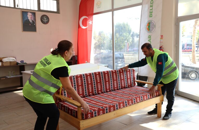 TOROSLAR’DA İHTİYAÇLAR BELEDİYE ATÖLYELERİNDE ÜRETİLİYOR