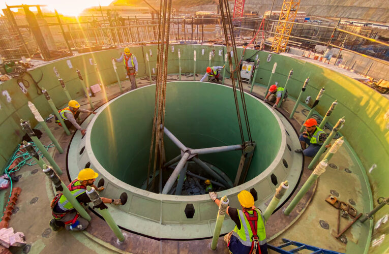 Akkuyu NGS’nin 4’üncü güç ünitesinde reaktör şaftının ana bileşenleri monte edildi