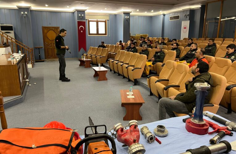 Yangın Gönüllülerine Eğitim Verildi