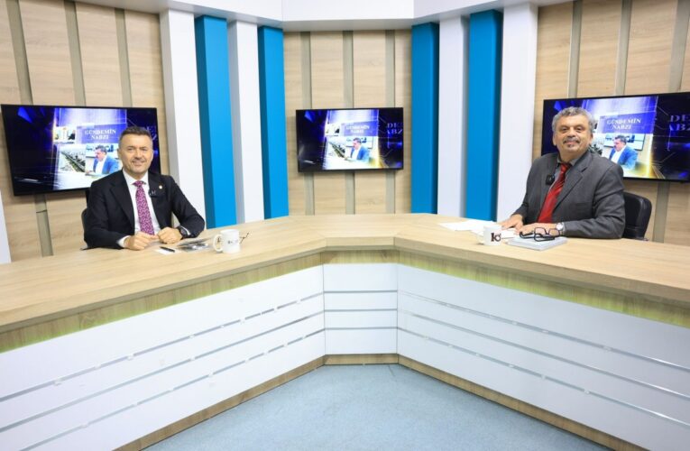 Başkan Çakır, Kanal 33 – İçel TV ortak yayınına katıldı