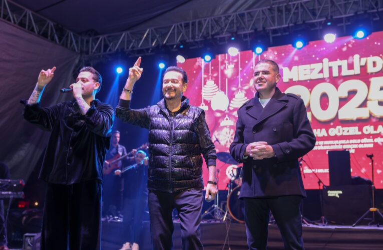 MEZİTLİ’DE YENİ YIL COŞKUSU YAŞANDI