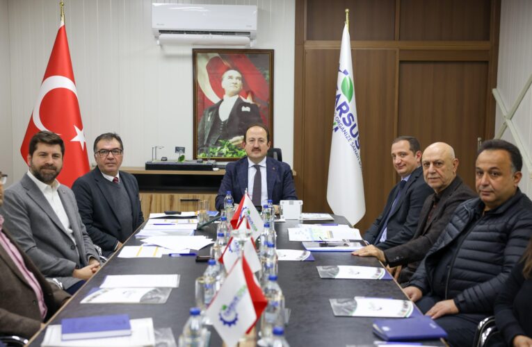 VALİ ALİ HAMZA PEHLİVAN BAŞKANLIĞINDA, TARSUS ORGANİZE SANAYİ BÖLGESİ MÜTEŞEBBİS HEYET VE YÖNETİM KURULU TOPLANTILARI GERÇEKLEŞTİRİLDİ