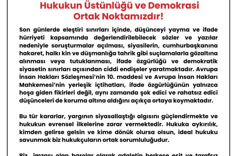 63 BARODAN ÖZDAĞ’IN TUTUKLANMASINA TEPKİ: