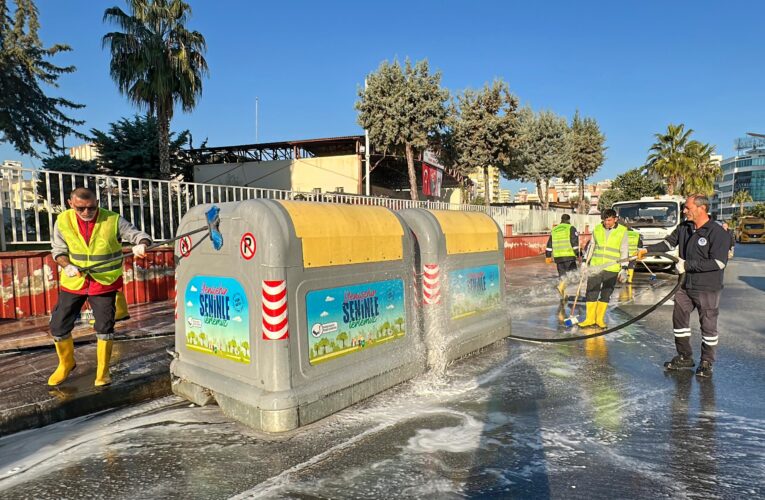 Yenişehir’de temizlik çalışmaları kesintisiz devam ediyor