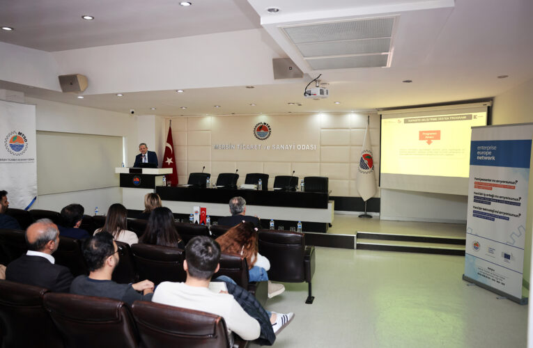 Mersinli sanayicilere üretimlerini artıracak destekler tanıtıldı