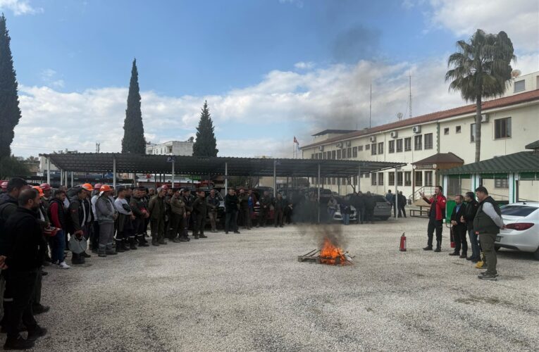 Mut’ta İş Güvenliği ve Yangın Eğitimi