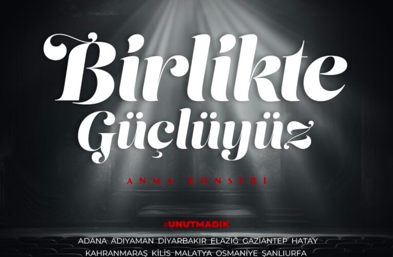 Mersin DOB’da “Birlikte Güçlüyüz” Konseri