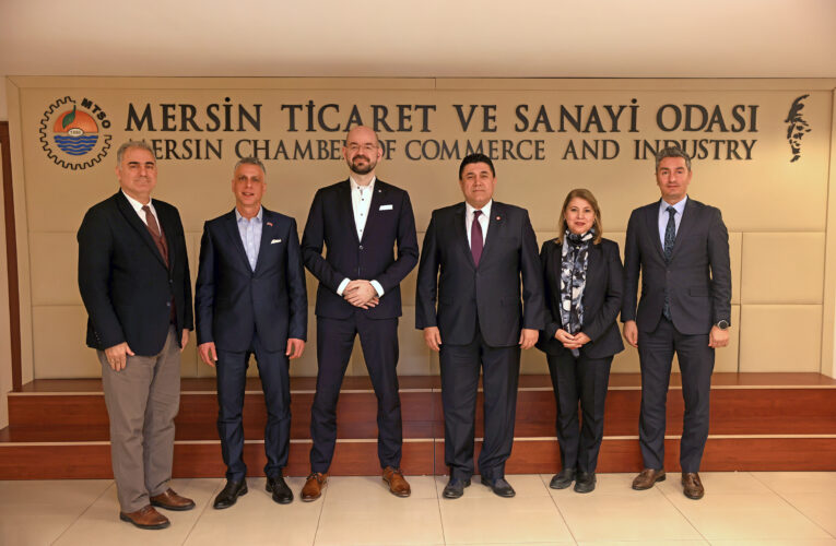 Uluslararası firmalar Suriye’ye girmek için Mersin’i etkin bir ortak görüyor