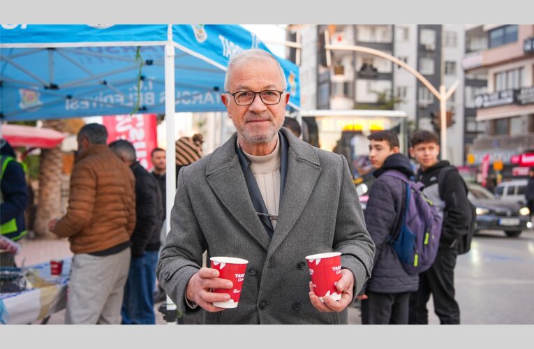 TARSUS BELEDİYESİ’NDEN SOĞUK KIŞ GÜNLERİNDE SICAK ÇORBA İKRAMI