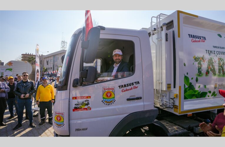 BAŞKAN BOLTAÇ İLE 39 YENİ ARAÇ TARSUS’A KAZANDIRILDI