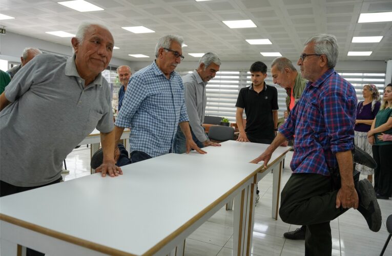 SOHBET, SAĞLIK VE DAYANIŞMA: TARSUS BELEDİYESİ EMEKLİ EVİ’NE BÜYÜK İLGİ