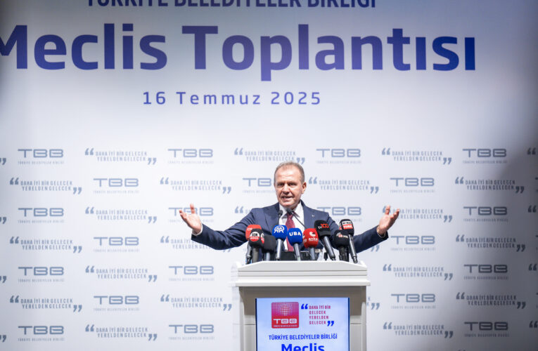 “TÜRKİYE’YE; BARIŞI, HUZURU, REFAHI GETİRMEK YERELDEN BAŞLAR”