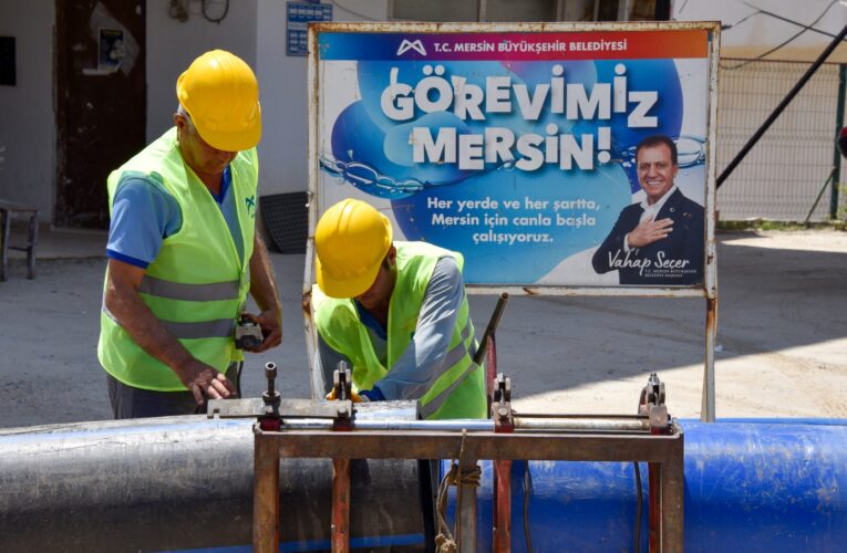 MESKİ, AYDINCIK’A 81 BİN METRELİK MODERN İÇME SUYU ALTYAPISI KAZANDIRDI