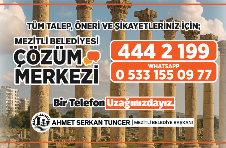 YENİLENEN ALTYAPISIYLA MEZİTLİ ÇÖZÜM MERKEZİ VATANDAŞLARIN HİZMETİNDE!