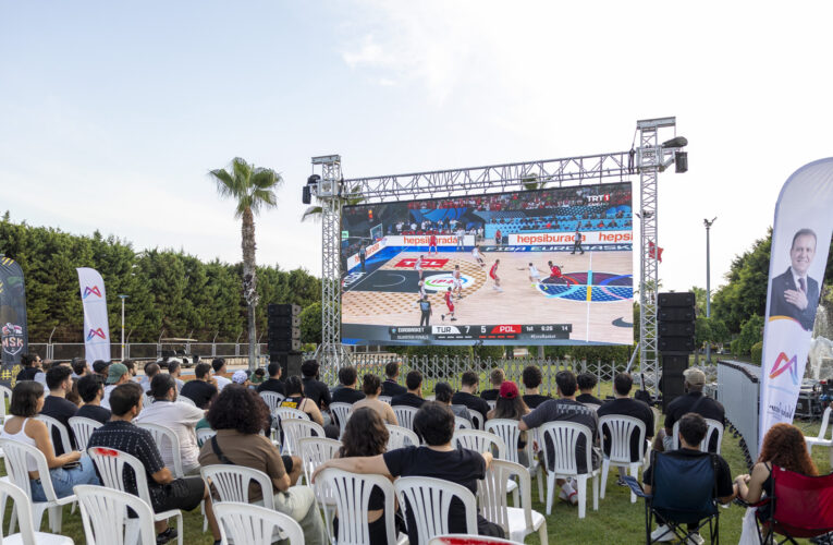 BÜYÜKŞEHİR’DEN DEV EKRANDA EUROBASKET KEYFİ