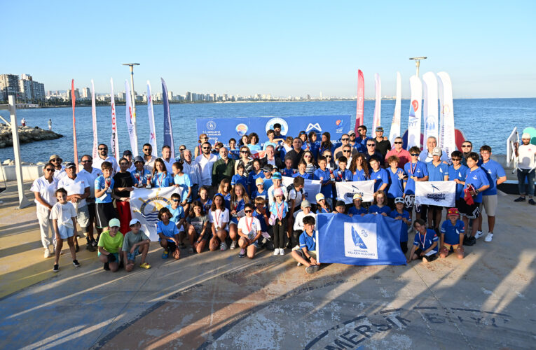 DENİZİN BEYAZ KELEBEKLERİ YELKENCİLER AKDENİZ’İN MASMAVİ SULARINDA YARIŞTI