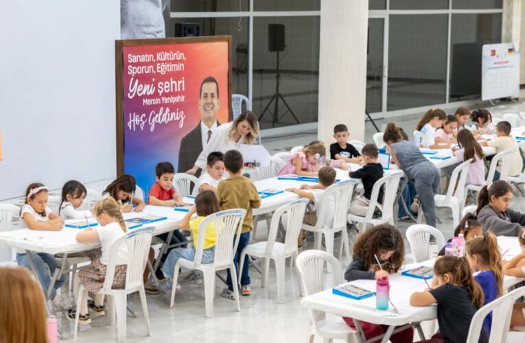 Yenişehir’de minik eller renklerle buluştu