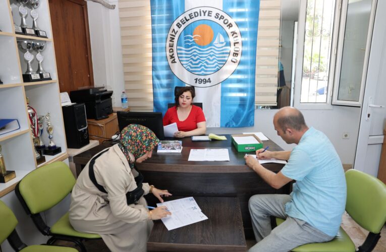 AKDENİZ BELEDİYE SPOR KULÜBÜ’NDE YAZ SPOR KURSLARI KAYITLARI BAŞLADI